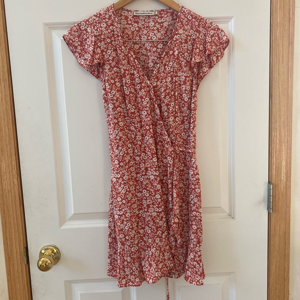 Abercrombie and Fitch Floral Wrap Dress
